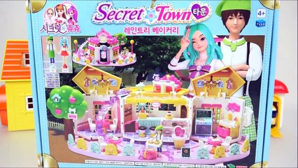 Bakery shop & Disney Frozen doll toys 시크릿 쥬쥬 빵가게와 겨울왕국 뽀로로 장난감 놀이