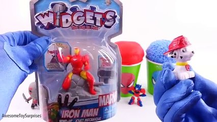 Spiderman Ice Cream Cups Play Doh Dippin Dots Learn Colors Toy Surprises Episodes