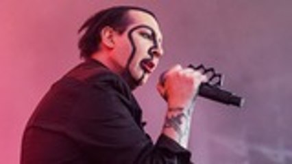 Marilyn Manson Collapses On Stage at Houston Concert | Billboard News