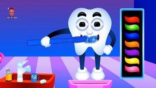Tooth Brush Colors for Children to Learn Colours Kids Learning Educational Videos