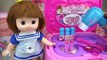 Baby doll Pink beauty hair car toys and baby Doli mart play