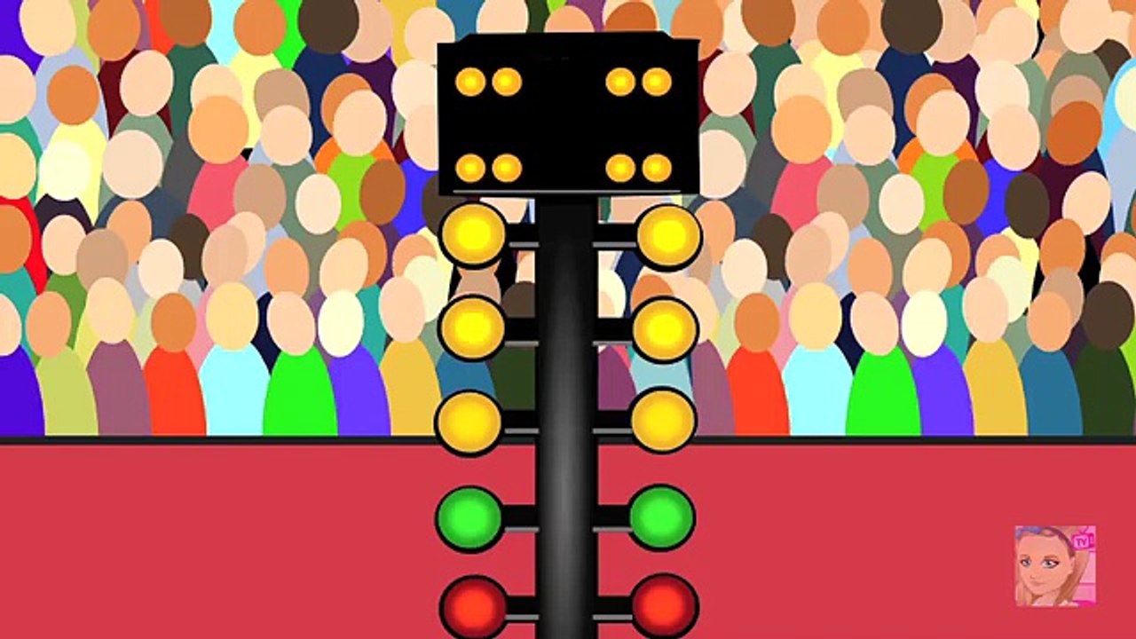 Learning Colors Street Cars and Trucks Flash Card Educational Kids Video