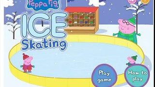 Peppa Pig Ice Skating Games Movie For Kids Children