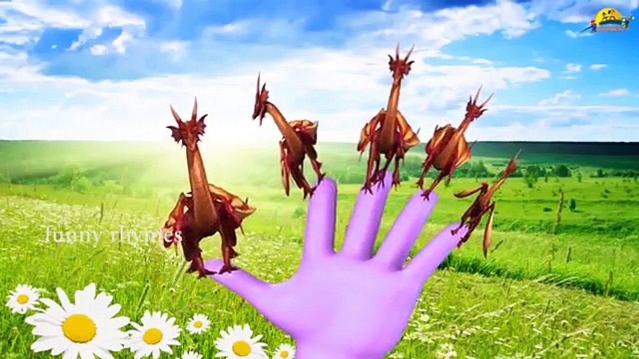 3D Horse Learn Colours Songs Collection | dragon Finger Family Rhymes cartoon rhymes for k