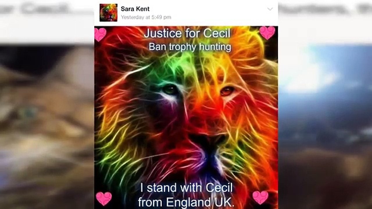 The World Stands in Silence for Cecil The Lion Protest 24th August new (Full Video)