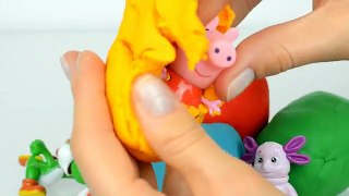 Kinder Surprise eggs Minions Play doh Peppa pig Angry birds Disney Toys s tmnt Egg