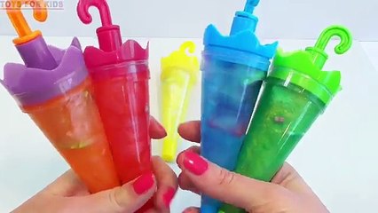 Learn Сolors Pearl Clay Slime Surprise Toys Minion, Masha and the Bear, Hello Kitty, Panda