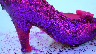 Disney Princess MakeUp Kit Glitter Lip Balm Nail Polish Super Glitter Play Doh Shoes