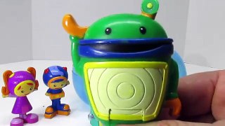TEAM UMIZOOMI MILLI Play Doh Surprise Egg Opening Talk About Cold Weather!
