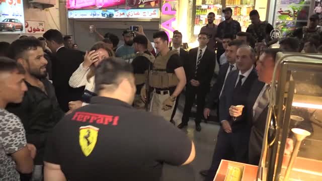 Türkiye'nin Bağdat Büyükelçisi Fatih Yıldız Esnaflarla Bir Araya Geldi