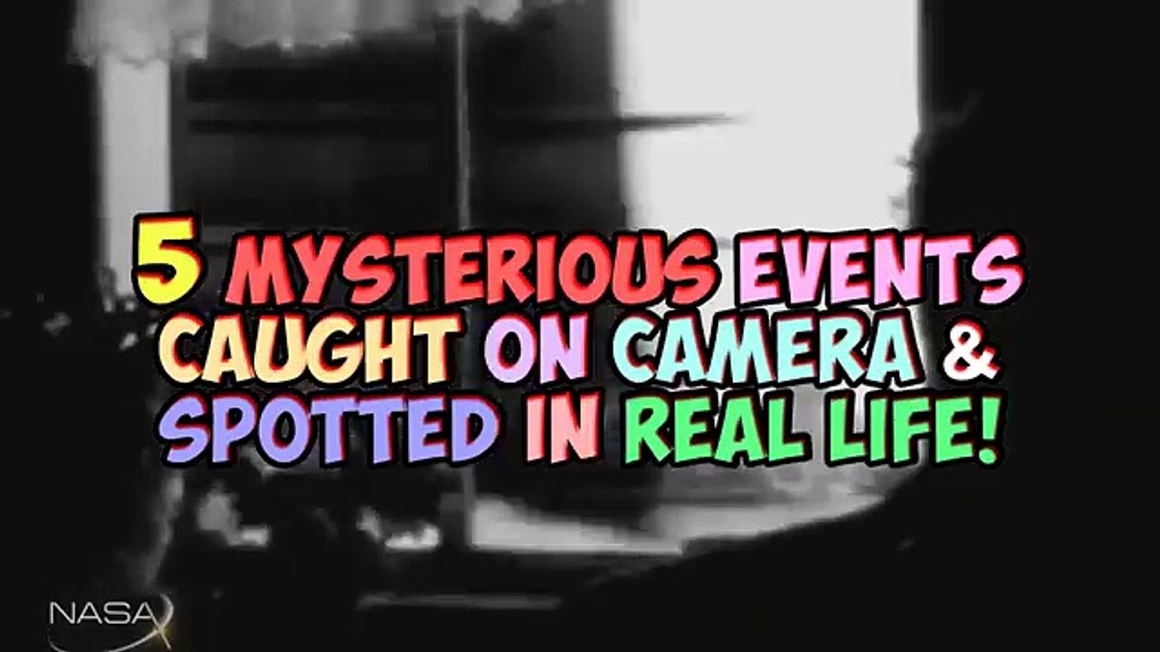 5 Mysterious Events Caught On Camera & Spotted In Real Life!