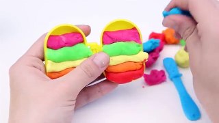 Play Doh Ice cream cupcakes playset playdough by Unboxingsurpriseegg