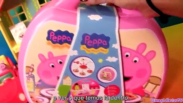 Massinhas de Pizza Play Doh Pizzaria Peppa Pig Toys BR | Pizzeria Carry Case | Maletín Piz