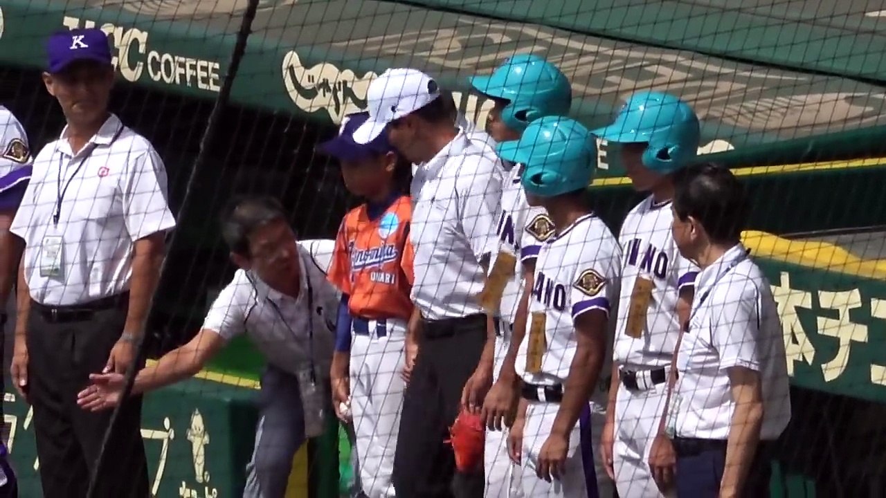 100 甲子園 豪華ﾚｼﾞｪﾝﾄﾞ始球式  桑田真澄さん 佐々木主浩さん 『どっちが速い? どっちも速い! 』 2018年8月20日こちら3塁側