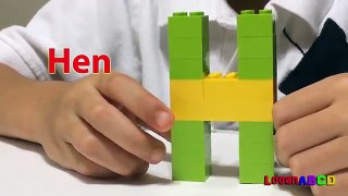 Learning ABC Letter Alphabet Phonics using LEGO