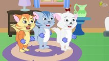 Three little kittens lost their mittens nursery rhyme