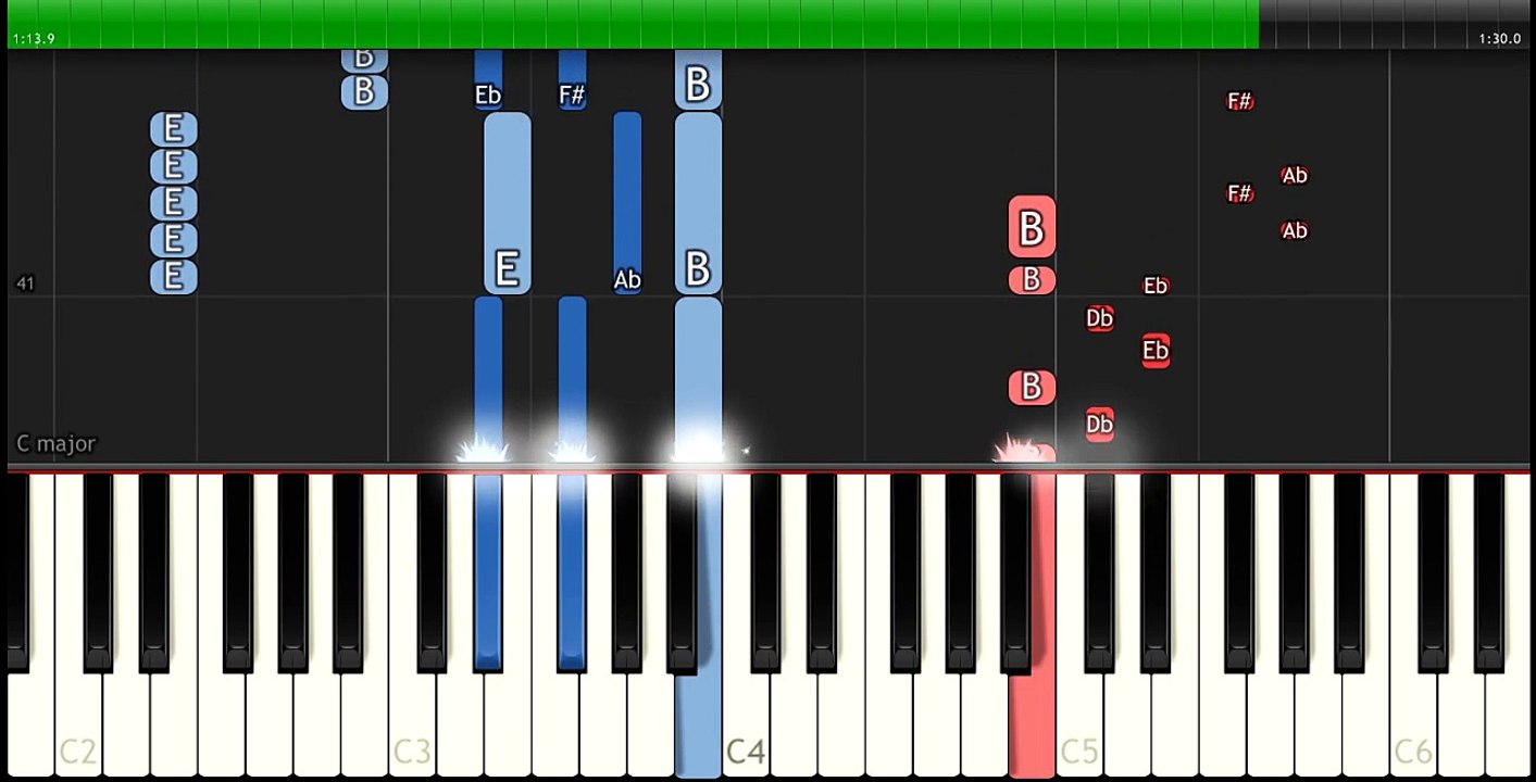 Benny Benassi Paradise ft Chris Brown Piano Tutorial Chords How To Play Cover
