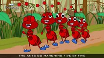 Edewcate english rhymes The Ants go Marching One by One Song Nursery Rhyme