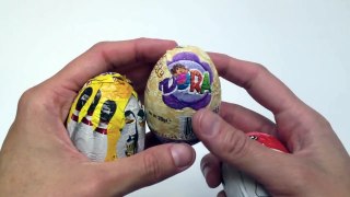3 Dora The Explorer, The Peguings of Madagascar and Kinder Surprise Chocolate Egg Unboxing