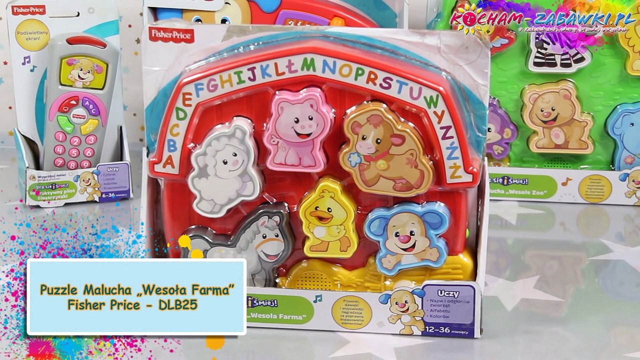 Fisher Price Farm Animal Puzzle / Puzzle Malucha Wesoła Farma Laugh & Learn DLB27 / CGM35