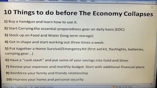 10 Things to do before The Economy Collapses