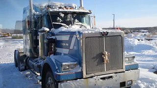 Test run and cold start Westernstar with cummins