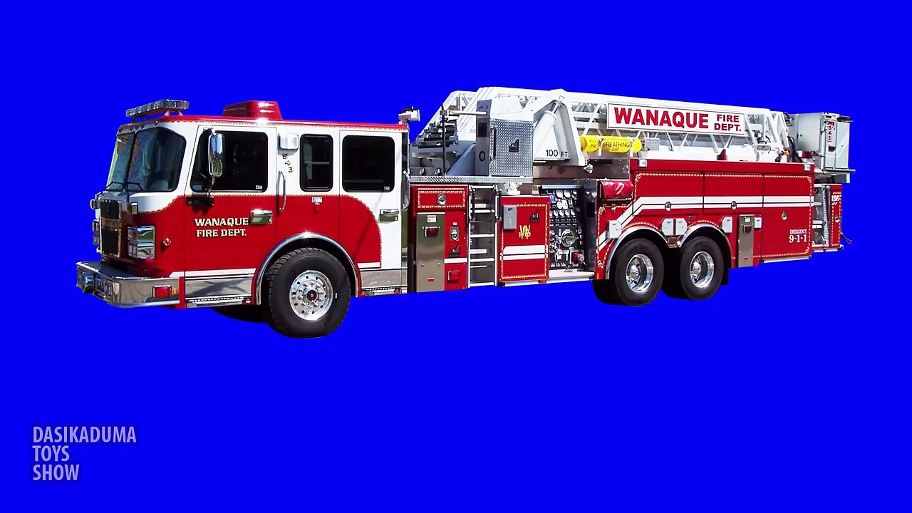 Fordon namn för barn. Bilar och lastbilar: ambulans, tippvagn, brandbil, polisbil, traktor