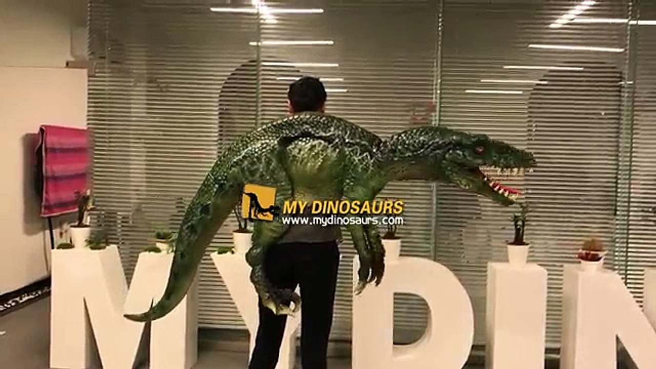 Hand Control Velociraptor Dinosaur Puppet