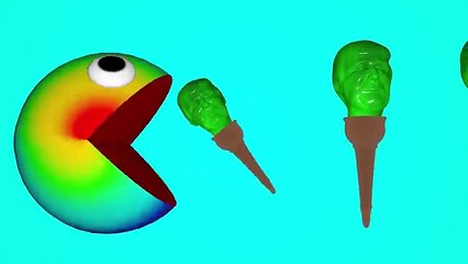 Learning Colors With Packman, Packman Eat Donald Trump Ice Cream, Teach Colours, Kids Nurs