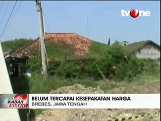 Satu Rumah Masih Berdiri di Proyek Tol Pejagan-Pemalang