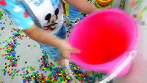 Bad Kid Steals Candy IRL Learn Colors with Candies for Children Family Fun, Kids Pretend Play