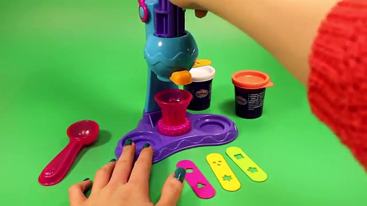 Play Doh Cookie Monster playset Ice Cream Shoppe playdo by Unboxingsurpriseegg