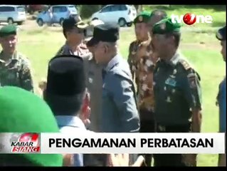 Tapal Batas Perbatasan RI-Malaysia di Nunukan Miring 4 Derajat