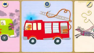 Play Vehicles Kids Games Match Police car,Fire Truck,Monster Truck Games for Toddlers or P