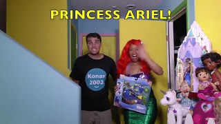 Finding Dory Little Mermaid Paw Patrol Pool Party || Disney Toy Review || Konas2002