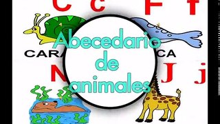 Leer y escribir con el abecedario de animales.