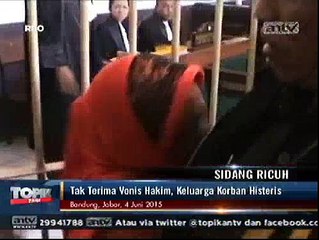 Sidang Tawuran Anggota Geng Motor Ricuh