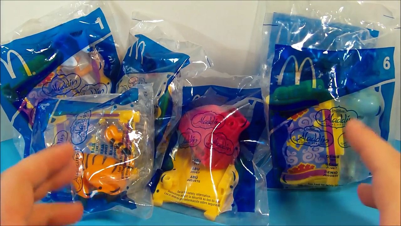 2004 DISNEYS ALADDIN SPECIAL EDITION SET OF 6 H...
