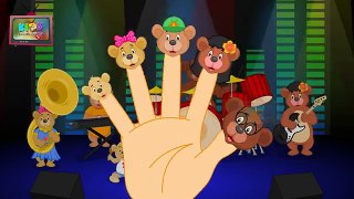 The Finger Family | Finger Family Rhymes | Bear Finger Family | Animal Finger Family