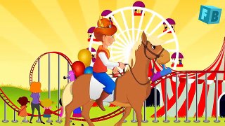 Yankee Doodle Went to Town | Flickbox Nursery Rhymes and Kids Songs | Riding on a Pony