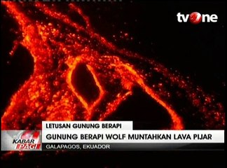 Letusan Gunung Wolf di Ekuador Menarik Minat Turis