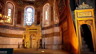 ISTANBUL, inside the historic Basilica of HAGIA SOFIA (Ἁγία Σοφία, Ayasofya), TURKEY