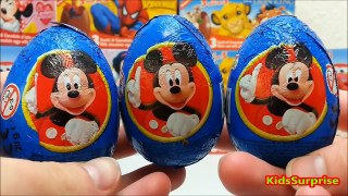 1 Box with 3 Disney Mickey Mouse Clubhouse Surprise Eggs Unboxing