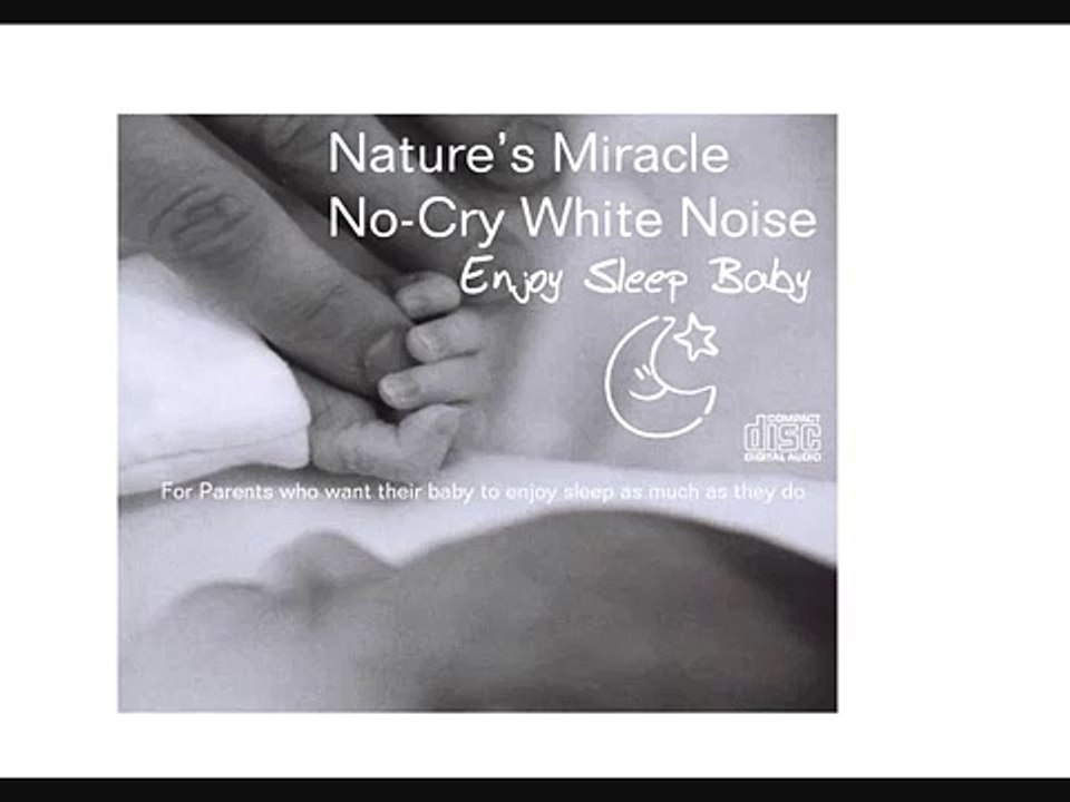 Stop Baby Crying Natures Miracle White Noise for Baby Colic Water & Heartbeat from womb