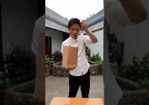 Funny Prankster Spoils Friend's Magic Trick