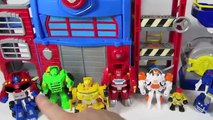 NEW new TRANSFORMERS RESCUE BOTS POLICE STATION CHASE CHIEF BURNS ROBBER STEALS MONEY