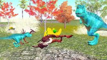 Cartoon Dinosaurs Cycling And Tyrannosaurs Fighting 3D Animations Short Film For Children