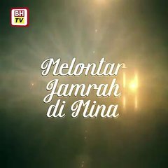 #Infografik Melontar jamrah di Mina... pengertian, syarat sah dan waktu melontar...