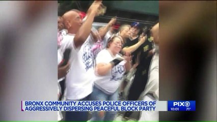 Bronx Community Says Officers Aggressively Broke Up Peaceful Block Party