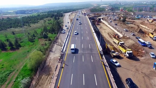 Ankara Büyükşehir Belediyesi, Bilkent Şehir Hastanesi çevresi yol çalışmalarında yeni bir kol daha açıyor